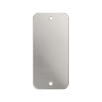 Premium 16ga Aluminium Rectangle Blank, 2 x 3/4" (50 x 20mm) Premium 16ga Aluminium Rectangle Blank, 2 x 3/4" (50 x 20mm)