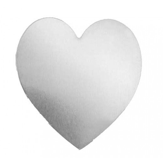 20ga Aluminium Heart, 1 1/2"