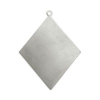 20ga Aluminium Diamond, 2" stamping blank, Pack of 4