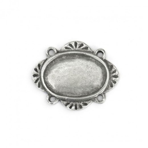 ImpressArt Artisan Pewter Stamping Blank, Oval, 30 x 25mm