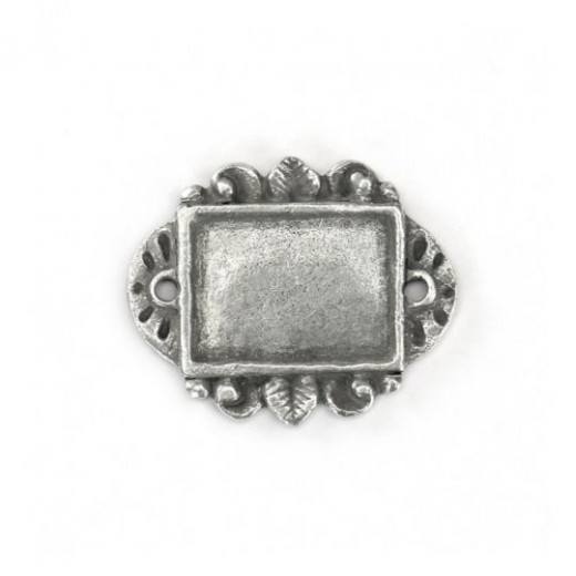 ImpressArt Artisan Pewter Stamping Blank, Rectangle, 30 x 25mm