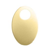 ImpressArt Brass Oval Offset Washer, 31mm, Pack of 2