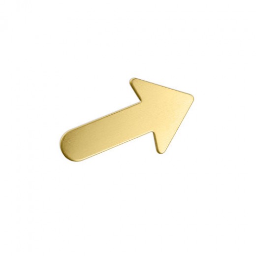 ImpressArt 24ga Brass Arrow, 35mm, Pack of 2