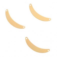 24ga Brass Curve, 35mm, Pack of 4