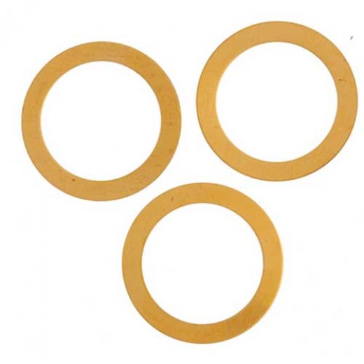 24ga Brass Thin Washer 25mm, Pack of 2
