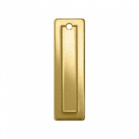 ImpressArt 18ga Brass Border Rectangle, 7/16" x 1 13/16", pack of 2