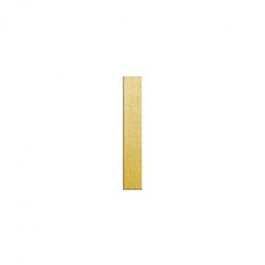 ImpressArt 24ga Brass Strip, 1/4 x 1 1/2 stamping blank, Pack of 4