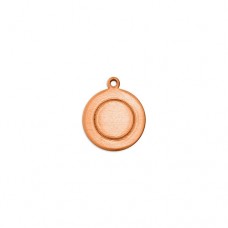 ImpressArt 18ga Copper Border Circle, 12.5mm