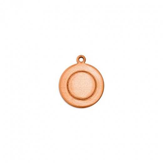 ImpressArt 18ga Copper Border Circle, 12.5mm, pack of 3