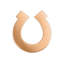 ImpressArt 24ga Copper Horseshoe, 7/8"