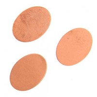 24ga Copper Oval, 13 x 18mm, Pack of 3