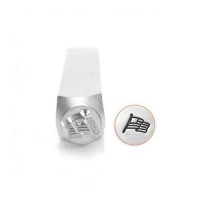 ImpressArt Waving US Flag, 6mm Stamp