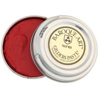 Gilders paste - a wax based product for applying colour to textured and rough surfaces.