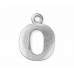 Letter Charm A, Pewter, 3/4" (19mm)
