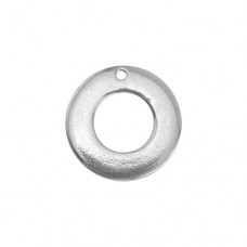Pewter Washer with Hole, 15/16" Blank