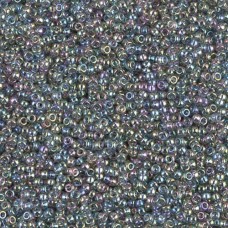 Transparent Grey Iris,  Miyuki 15/0 Seed Beads, Colour Code 2440, Approx 8.2g.
