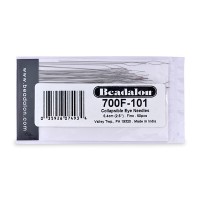 Collapsible Eye Needles, 2.5 Inch, Fine, from Beadalon. Bulk pack of 50 needles