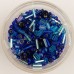 Blue Tit Beads - Black, Blue And Yellow Czech Mix