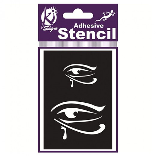 Spraycraft Adhesive Stencil (Egyptian Eye)