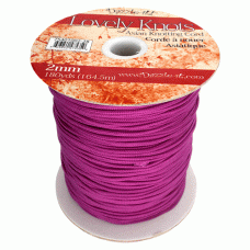 Cardinal Purple 2mm Knotting Cord,5 metre length
