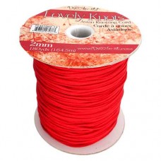 Red 2mm Knotting Cord,5 metre length