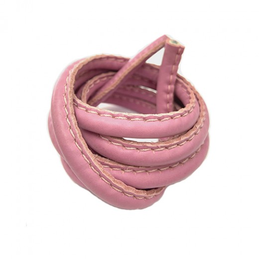 5 x 10mm Nappa Leather, Bubblegum Pink, 1 Metre