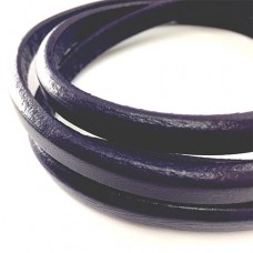 Purple 10 x 7mm Regaliz Leather in 20cm lengths