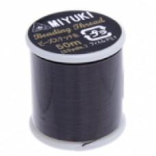 Brown Miyuki Beading Thread - 50m reel