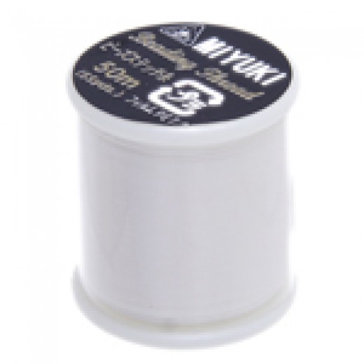 Eggshell Miyuki Beading thread - 50m reel