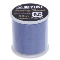 Light Blue Miyuki Beading Thread - 50m reel