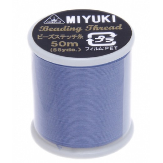 Light Blue Miyuki Beading Thread - 50m reel