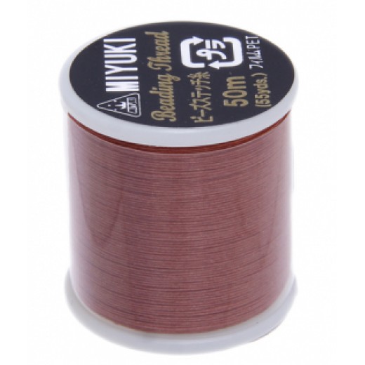 Nutmeg Miyuki Beading Thread - 50m reel