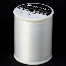 White Miyuki Beading Thread - 500m reel