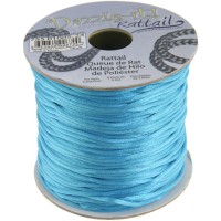 2mm Rattail Cord Light Blue, priced per 5 metres
