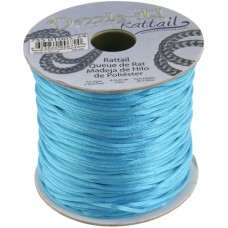 2mm Rattail Cord Light Blue, priced per 5 metres