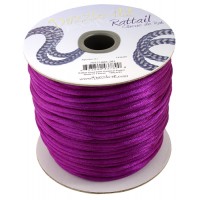 Rattail Cord 3mm Cardinal Purple, priced per 5 metre