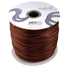 Rattail Cord 3mm Light Chocolate, priced per 5 metre