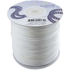 2mm Rattail Cord White, priced per 5 metre