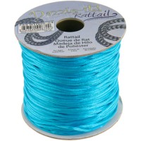 1.5mm Rattail Cord, Turquoise  in 5m pack