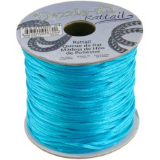 1.5mm Rattail Cord, Turquoise  in 5m pack