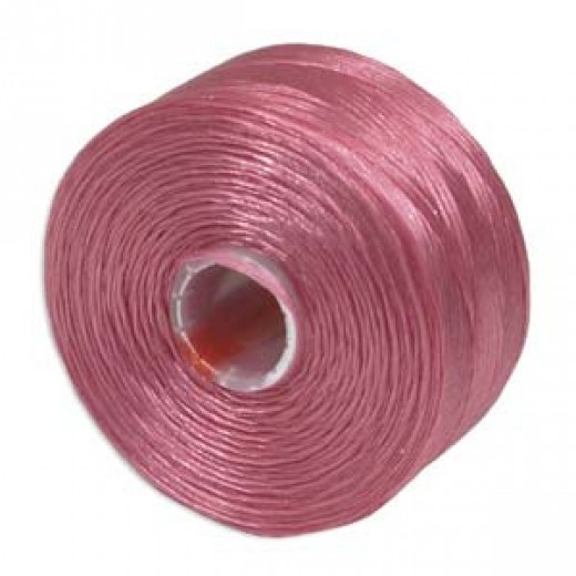 Light Orchid S-Lon D Tex 45 beading cord