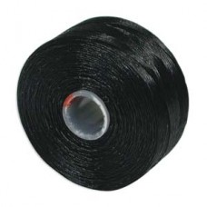 Black S-Lon AA Bead weaving thread