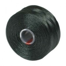 Dark Green S-Lon D Tex 45 beading cord