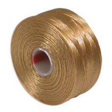 Light Brown S-Lon D Tex 45 beading cord