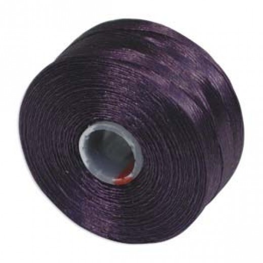 Purple S-Lon D Tex 45 beading cord