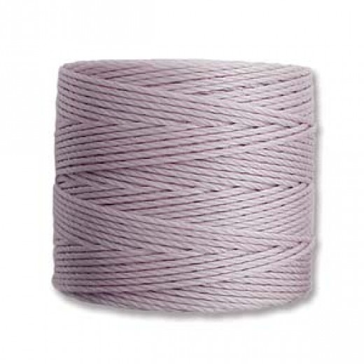 Lavender S-Lon 0.5mm Bead Cord on 77 yard Spool