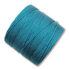 Teal S-Lon 0.5mm Bead Cord on 77 yard Spool