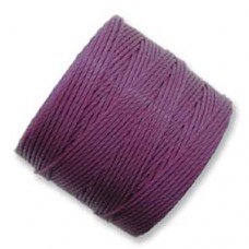 Plum S-Lon 0.5mm Bead Cord on 77 yard Spool