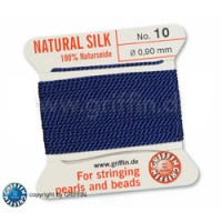 Dark Blue Griffin Silk Thread With Needle