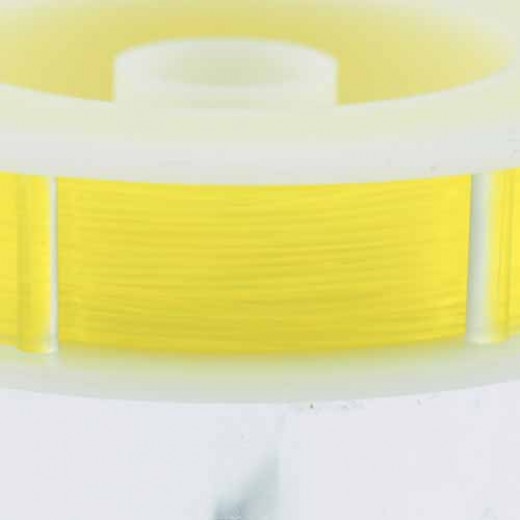 Yellow Supplemax Illusion cord, 0.70 mm diameter, 25m reel